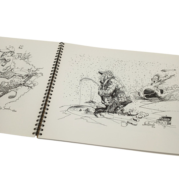 VTG The Snook Book Lot 1 & 2 by Jim Snook – Outdoor Sports Humor Cartoon Books - Picture 6 of 16